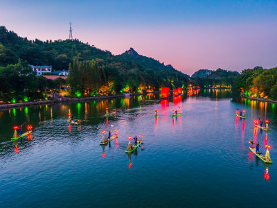 2025桂林市马拉松赛事选手专享—夜游四湖（豪华船票）