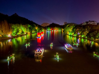 2025桂林市马拉松赛事选手专享—夜游四湖（豪华船票）