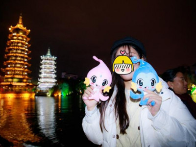 【猪年福利活动】2月5日-11日（初一-初七）夜游两江四湖集赞领两江四湖吉祥物“水灵灵”回家