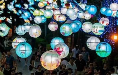 准备好了吗？“哪吒”带你逛第四届桂林两江四湖中秋花灯会