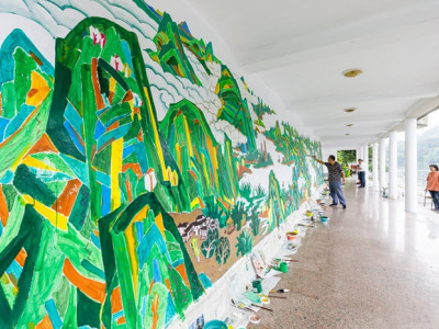 创城大手笔：两江四湖惊现巨幅“桂林山水长图”