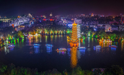 两江四湖景区图片