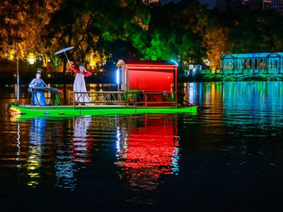 喜迎国庆，两江四湖景区打造 新演艺《半筝落月》