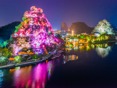 两江四湖.象山景区通票【象鼻山（免费）+伏波山+叠彩山+木龙湖公园+日月双塔+夜游两江四湖】