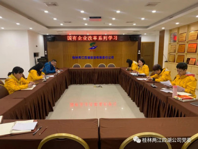 两江四湖公司开展国企改革系列学习