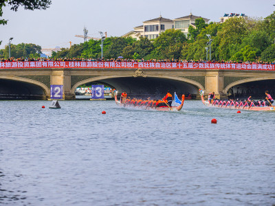 广西第十五届民族运动会 | 龙舟和独竹漂项目在两江四湖鸣锣开赛