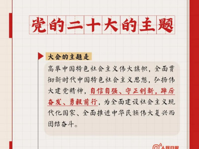 转存！党的二十大报告学习笔记