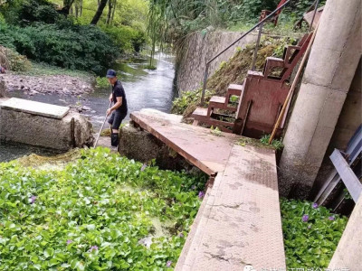 勤于渠道疏通 水质得到保障