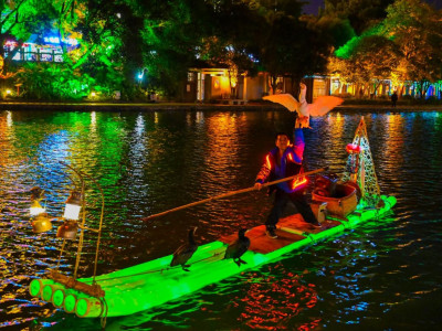 【轻型包船】夜游四湖-轻舟茶叙