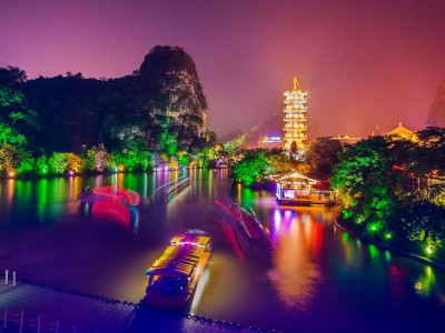 【轻型包船】夜游四湖-轻舟茶叙