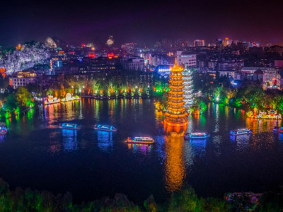 【轻型包船】夜游四湖-轻舟茶叙