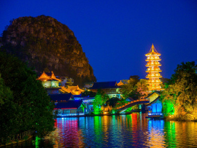 轻舟巡游｜夜游四湖·头船