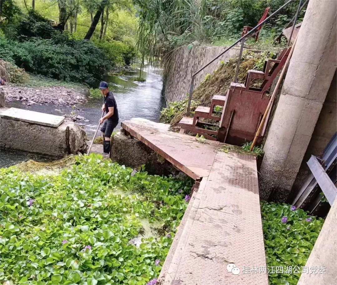 勤于渠道疏通 水质得到保障
