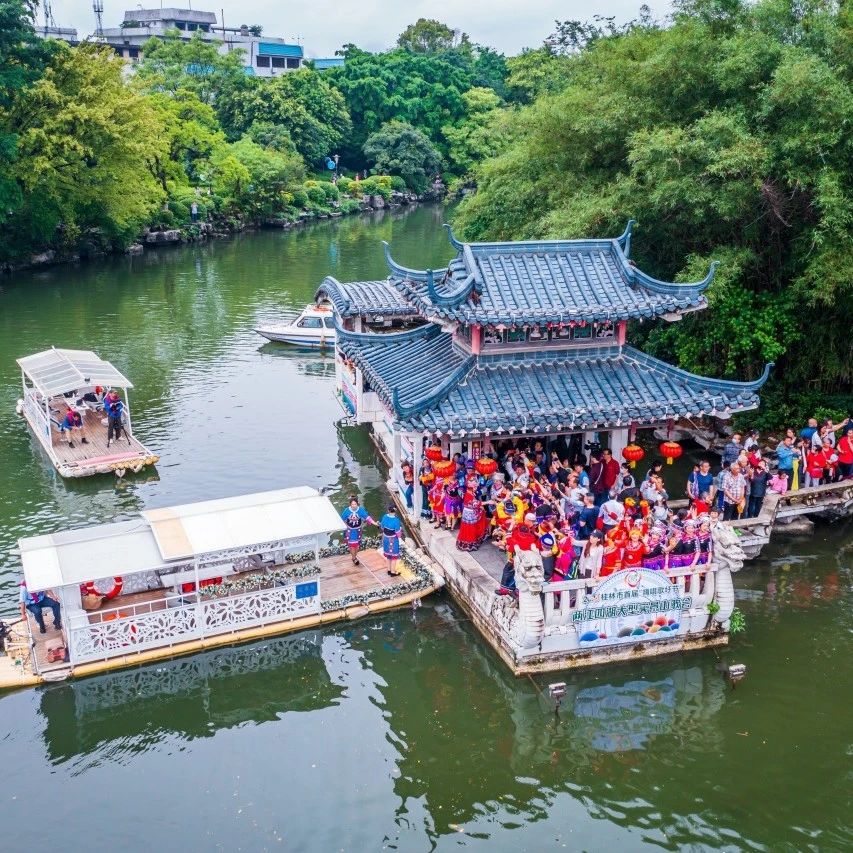 桂林两江四湖景区第二届“三月三嗨唱歌圩节”大型实景山歌会，邀您来“嗨”