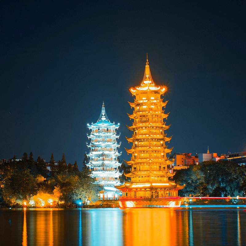 非遗火秀·焰映四湖｜夜游四湖