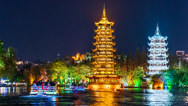 【豪华船票】夜游两江四湖